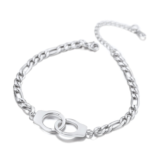 Women Anklet Handcuff Ankle Stainless Steel Anklet