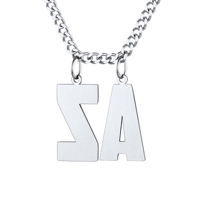 ChainsPro Chain Necklace with Letter J for Mens Jewelry Gifts s 18K Gold Plated Chain