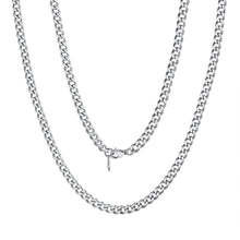 Load image into Gallery viewer, Men&#39;s Stainless Steel Chain Rapper Necklace 4.8mm 20 inch Costume Hip Hop Jewelry Mens Gifts