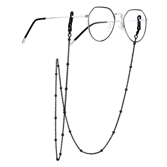 ChainsPro Black Chain for Glasses Women Sunglasses Chains Lanyard Chains